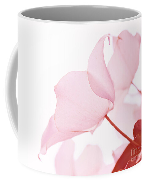 Florals Coffee Mug featuring the photograph Whisper Of Pink by Arlene Carmel