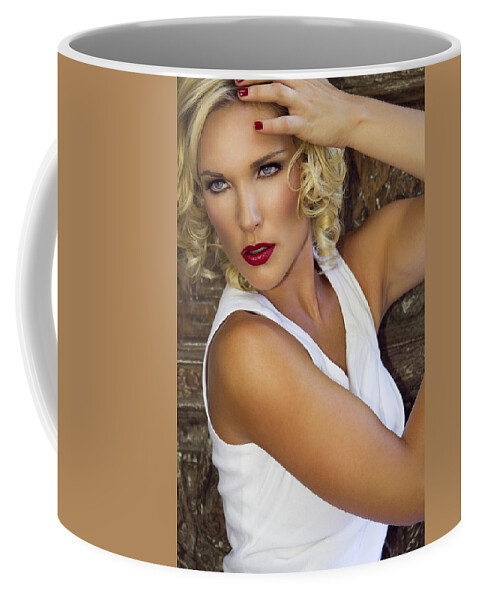 White Coffee Mug featuring the photograph WHITE HOT COLOR Palm Springs by William Dey