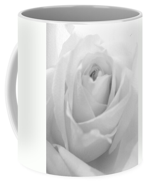 Roses Coffee Mug featuring the photograph White Rose by Marian Lonzetta