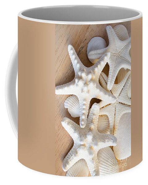 Starfish Coffee Mug featuring the photograph White Starfish by Andrea Anderegg