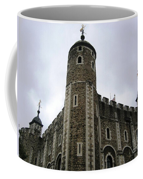 The White Tower Coffee Mug featuring the photograph White Tower by Denise Railey
