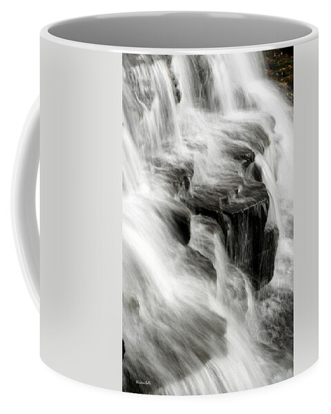 Waterfall Coffee Mug featuring the photograph Abstract Waterfall by Christina Rollo