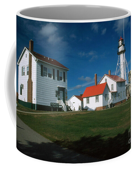 Lighthouse Coffee Mug featuring the photograph Whitefish Point Lighthouse, Mi by Bruce Roberts