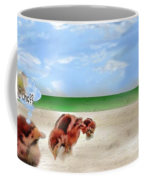 Who Is The Blond Chic Coffee Mug featuring the photograph Who is The Blond Chic by Mike Breau