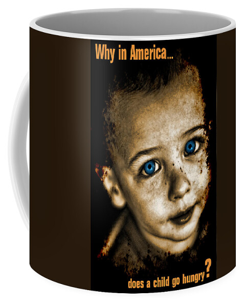 Child Coffee Mug featuring the photograph Why In America? by Shannon Story