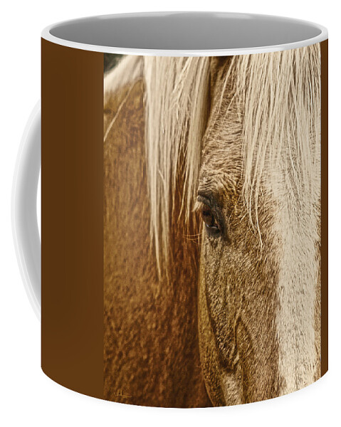 Palomino Horse Coffee Mug featuring the photograph Wickenburg's Palomino Gold by Amanda Smith