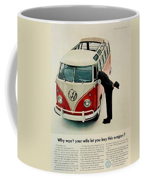 Volkswagen Coffee Mug featuring the photograph Wife by Benjamin Yeager