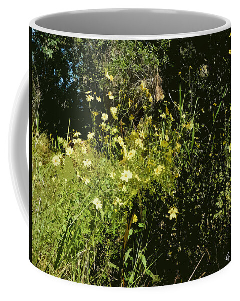 Flowers Coffee Mug featuring the painting Wild Flowers 2 by George Pedro