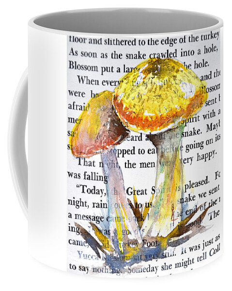 Wild Mushrooms Coffee Mug featuring the painting Wild Mushrooms by Beverley Harper Tinsley