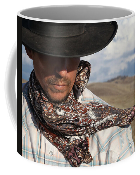 Cowboys Coffee Mug featuring the photograph Wild Rag by Diane Bohna