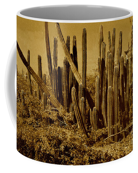 Sepia Coffee Mug featuring the photograph Wild West Ivb by Anita Lewis