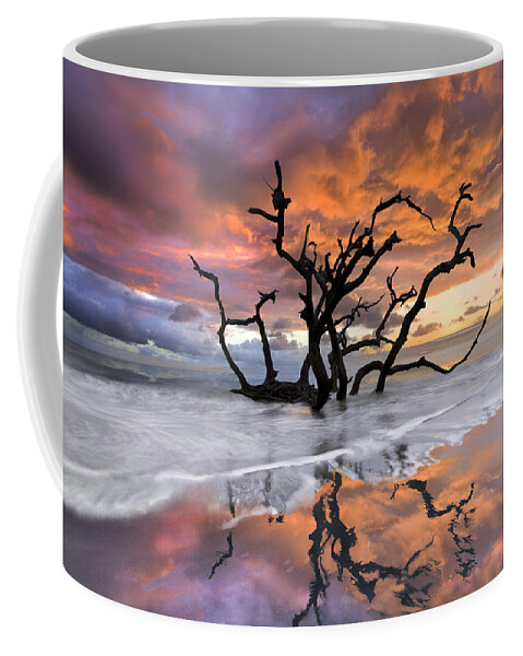Clouds Coffee Mug featuring the photograph Wildfire by Debra and Dave Vanderlaan