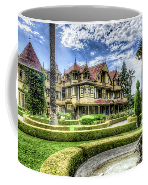 Architecture Coffee Mug featuring the photograph Winchester Mystery House by Jim Thompson