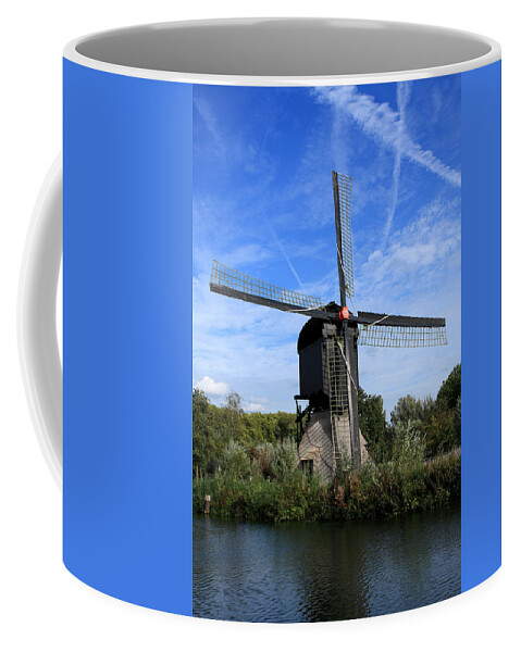Windmill Coffee Mug featuring the photograph Windmill - Utrecht - The Netherlands by Aidan Moran