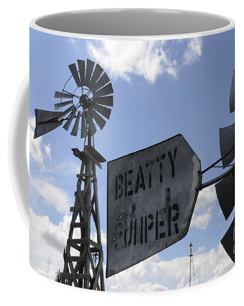 Windmill Coffee Mug featuring the photograph Windmills 1 by Bob Christopher