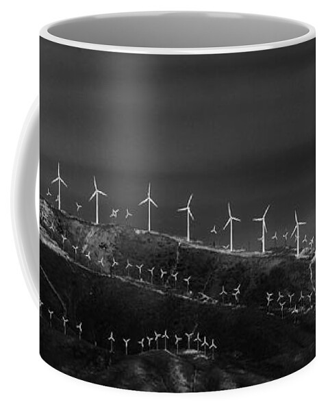 California Coffee Mug featuring the photograph Windmills 1 by Niels Nielsen