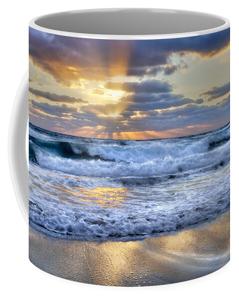 Clouds Coffee Mug featuring the photograph Window To Heaven by Debra and Dave Vanderlaan