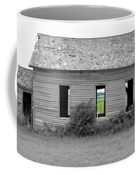 School Coffee Mug featuring the photograph Window To The Future by Bonfire Photography