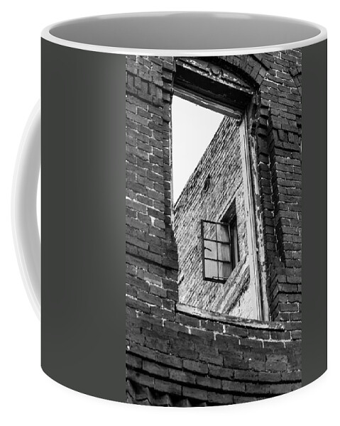 Historic Coffee Mug featuring the photograph Windows by Valerie Cason
