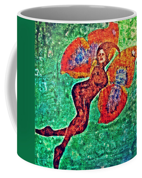 Women Coffee Mug featuring the digital art Wings 12 by Maria Huntley