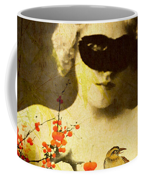 Nostalgic Seduction Coffee Mug featuring the photograph Winsom Women by Chris Andruskiewicz