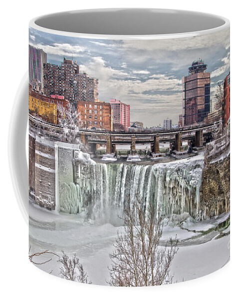 Winter Coffee Mug featuring the photograph Winter at High Falls by William Norton