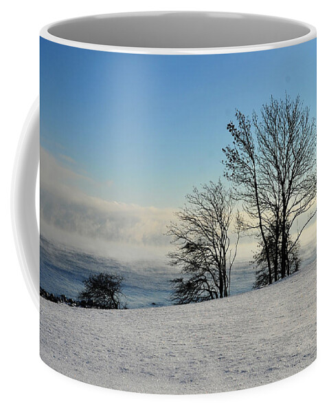 Frost_smoke Coffee Mug featuring the photograph Winter Day by Randi Grace Nilsberg