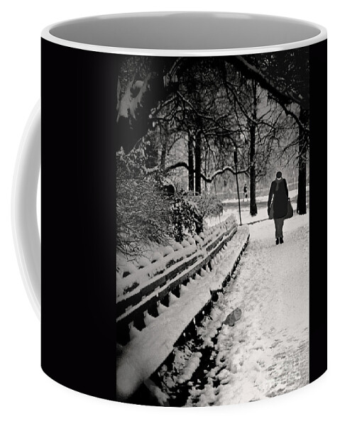 Winter Coffee Mug featuring the photograph Winter In Central Park by Madeline Ellis