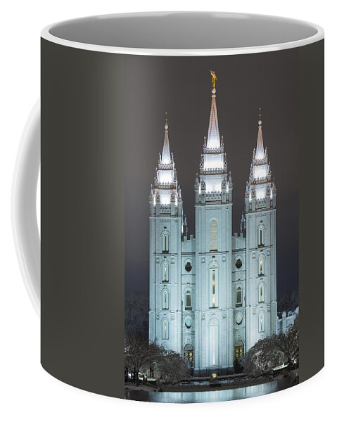 Utah Coffee Mug featuring the photograph Winter Reflection by Dustin LeFevre