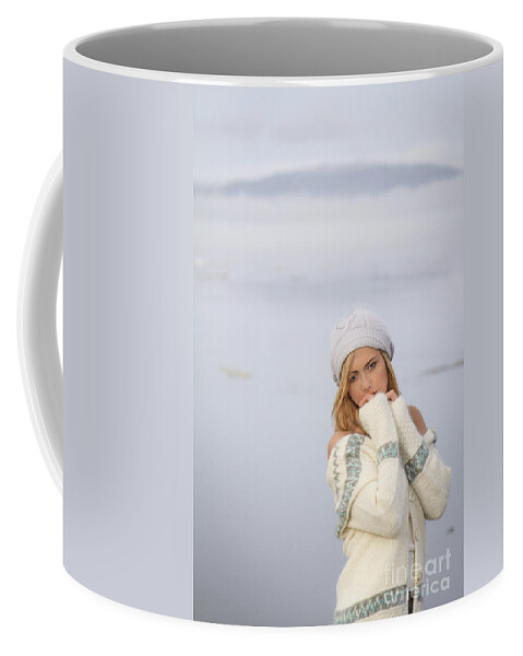 Alone Coffee Mug featuring the photograph Winter Sonata by Evelina Kremsdorf