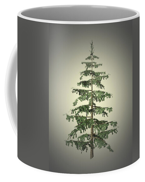  Coffee Mug featuring the painting Winter Tree 6 by Movie Poster Prints