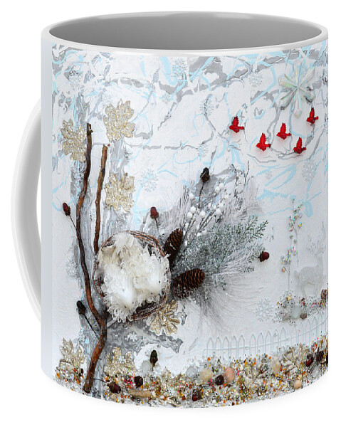 Winter Coffee Mug featuring the painting Winter Wonderland by Donna Blackhall