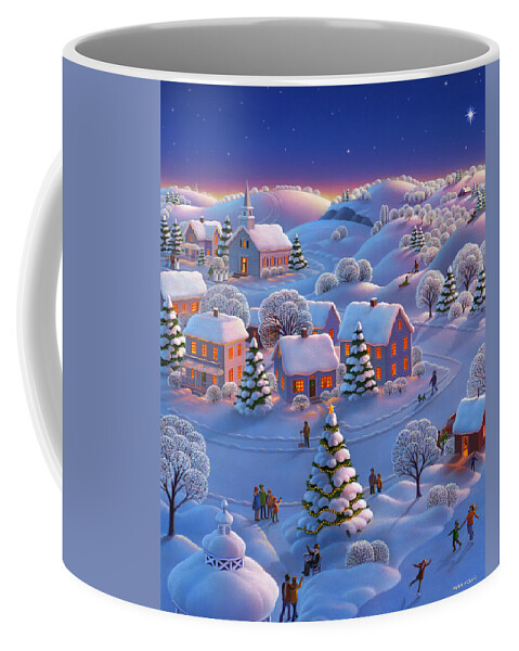 Winter Wonderland Coffee Mug featuring the painting Winter Wonderland by Robin Moline