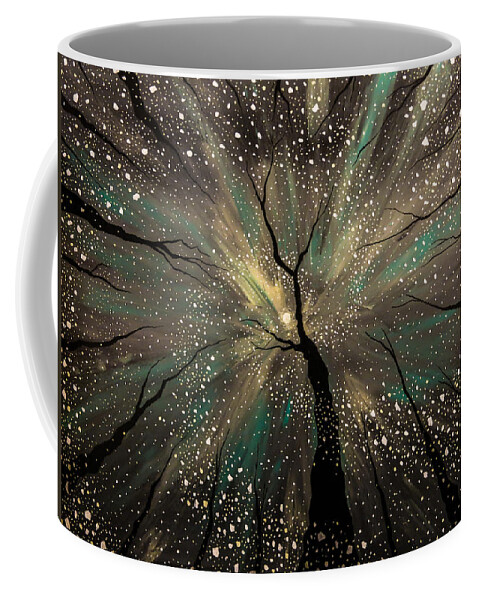 Winter Coffee Mug featuring the painting Winter's Trance by Joel Tesch