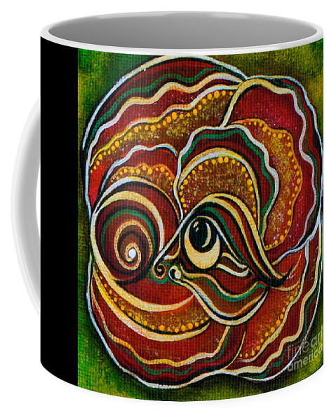 Third Eye Painting Coffee Mug featuring the painting Wisdom Spirit Eye by Deborha Kerr