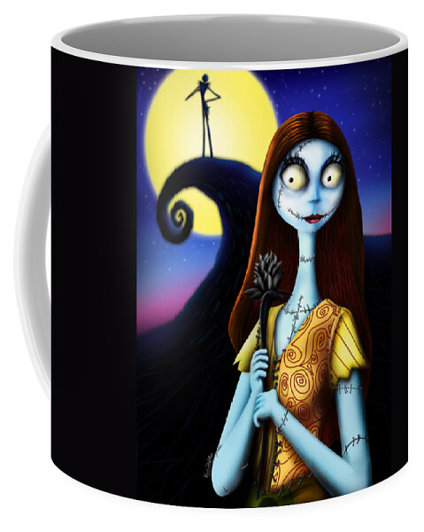 Wish Coffee Mug featuring the drawing Wish by Alessandro Della Pietra