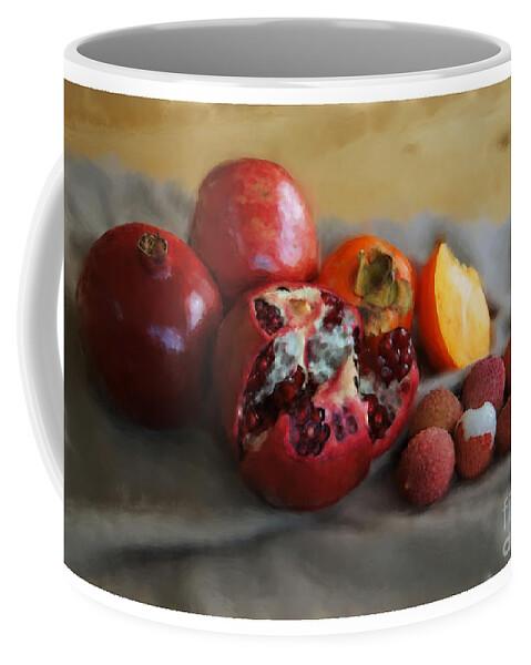 Feng Shui Coffee Mug featuring the painting Wish you... by Elena Perelman