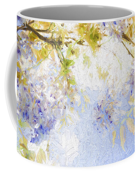 Andee Design Wisteria Coffee Mug featuring the photograph Wistful Wisteria 2 by Andee Design