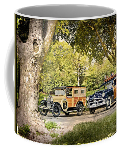 Woodies Coffee Mug featuring the photograph Woodies by John Anderson
