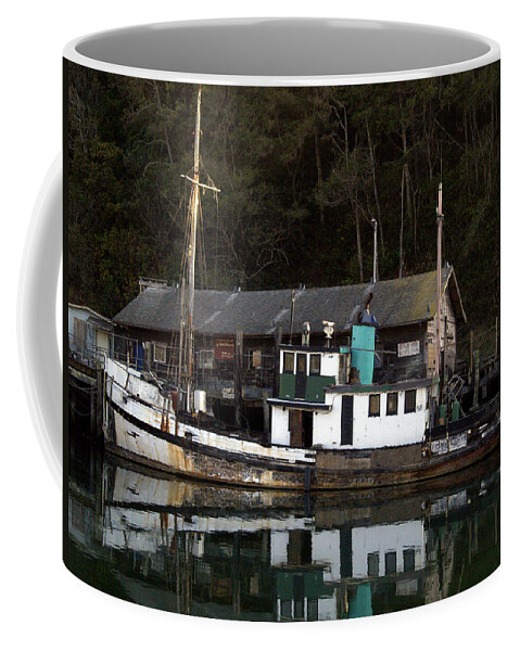 Boat Coffee Mug featuring the photograph Working Boat by Bill Gallagher