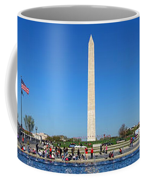 National Coffee Mug featuring the photograph World War II Memorial by Olivier Le Queinec
