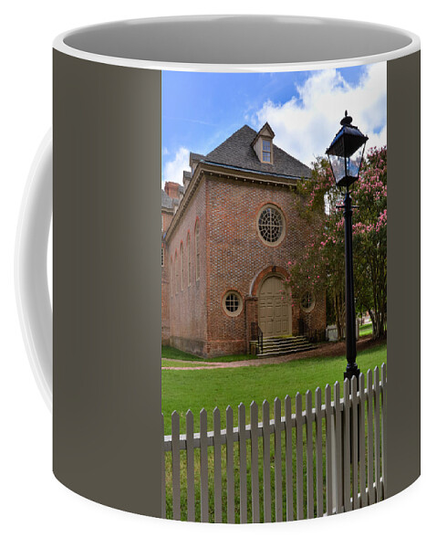 William & Mary Coffee Mug featuring the photograph Wren Chapel at William and Mary by Jerry Gammon