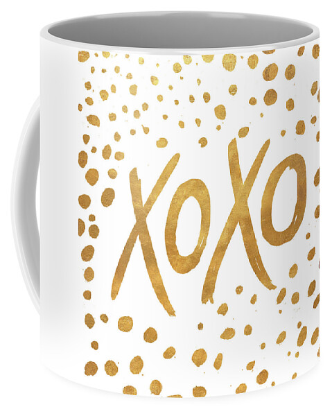 Xoxo Coffee Mug featuring the mixed media Xoxo by Patricia Pinto