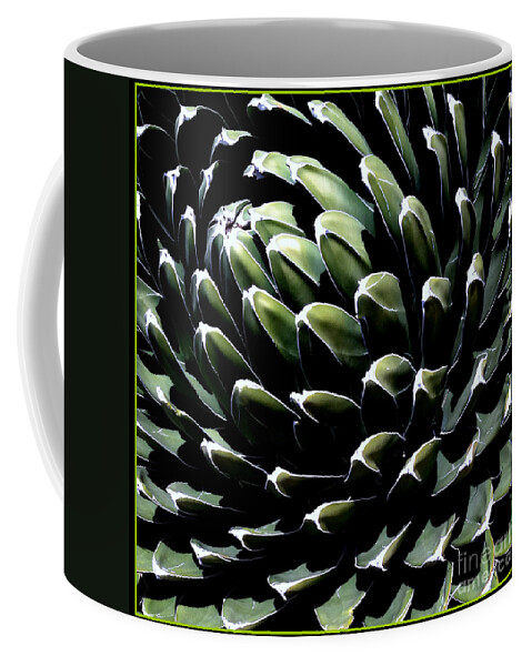 Cactus Coffee Mug featuring the photograph y OWser two by Marlene Burns