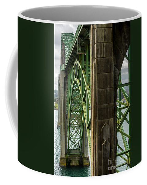 Oregon Coffee Mug featuring the photograph Yaquina Bay Bridge - Newport - Oregon by Gary Whitton