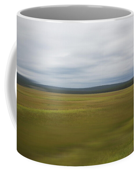 Abstract Coffee Mug featuring the photograph Yellowstone Eternal by Belinda Greb