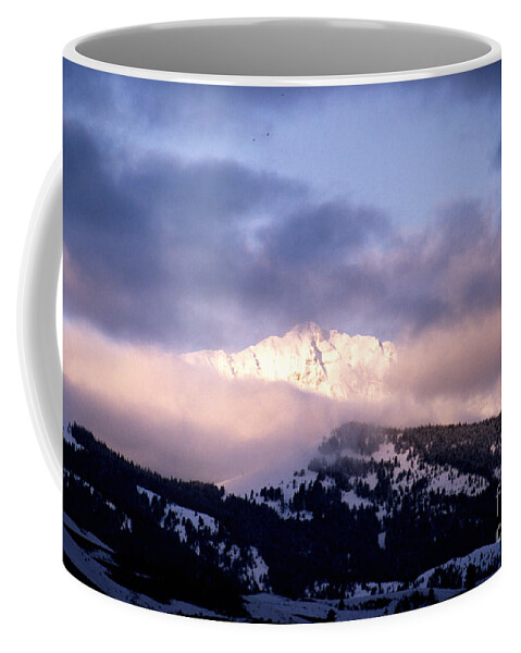 Yellowstone National Park Coffee Mug featuring the photograph Yellowstone Morning by Sharon Elliott