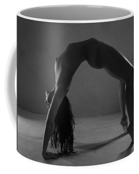 Yoga Coffee Mug featuring the photograph Yoga by Blue Muse Fine Art