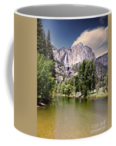 Ca Coffee Mug featuring the photograph Yosemite Falls by Lana Trussell
