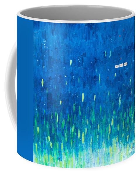  Coffee Mug featuring the painting You Are Here by Stefanie Forck